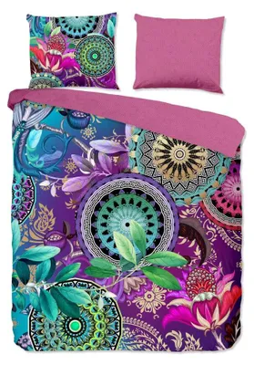 Productafbeelding van HIP Dekbedovertrek "Axelle" - Multi - (240x220 cm) - 100% Katoen