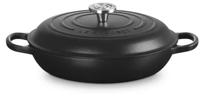 Imagen del producto de Cazuela hierro fundido - Redonda - 30 cm - 3,2 litros - Negro