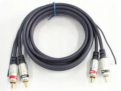Produktbild von Vitalco RKD250 Cinch Kabel für Verstärker 5m Stereo Audio