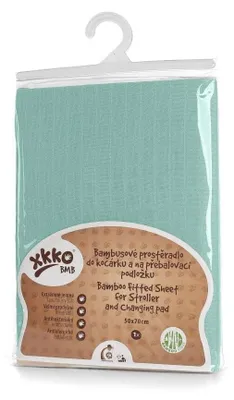 Obrázok produktu pre XKKO BMB Plachta s gumou do kočíka 50x70, Mint