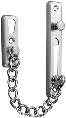 Produktbild von Rostfreier Stahlschlossschutzketting, schwarz, für Innentüren und Fenster von Hotels