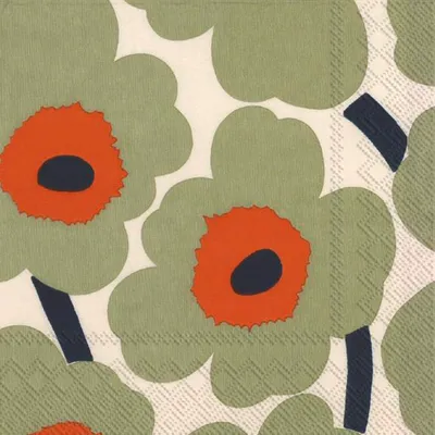 Produktbild von Servietten 25x25 cm - UNIKKO cream orange