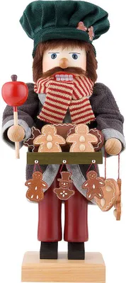 Produktbild von Lebkuchenverkäufer - 44,5cm - Limitierter Nussknacker Nussknacker von Christian Ulbricht
