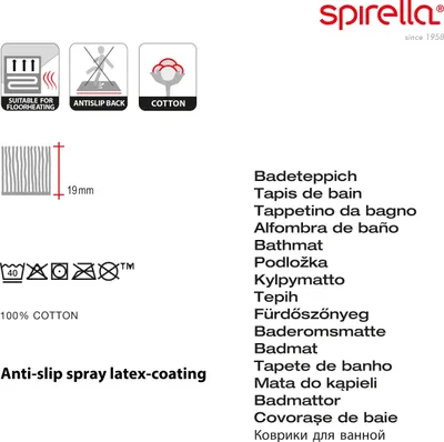 Produktbild von Badteppich DE BAIN CAROLINA 55X55