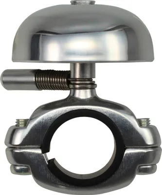 Produktbild von Crane Bell Karen Mini Fahrradklingel Glocke Retro silber poliert Die Cast Mount