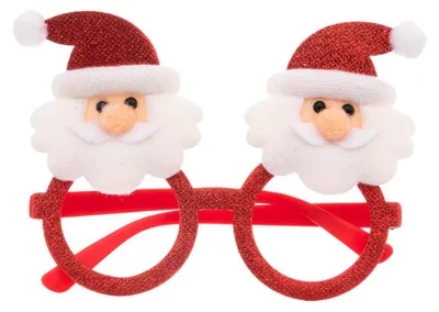 Produktbild von Weihnachtsmann glitzer brille - Feeric Lights & Christmas