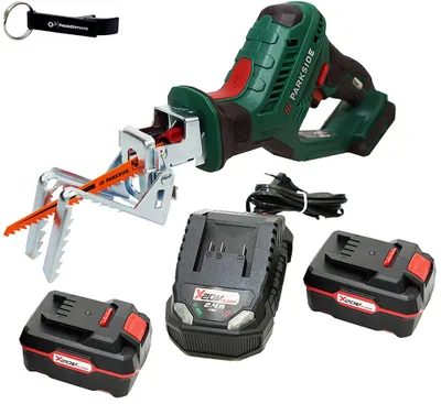 PARKSIDE Akku-Astsäge PAAS 12 + HEADNMORE Schlüsselanhänger - 12V Ohne Akku
