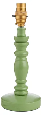 Imagen del producto de Lámpara de mesa de madera BIBURY, color verde, 1xB22x7W, madera, dimensiones: 27,2x10,5x10,5 cm, IP20, marca Endon