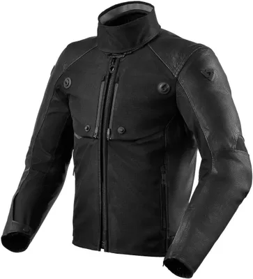 Produktbild von Revit Valve H2O Motorrad Lederjacke, schwarz, 48