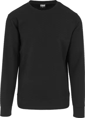 Obrázek produktu pro Pánská mikina Urban Classics Diamond Quilt Crewneck black - S