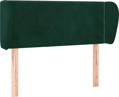 Obrázek produktu pro vidaXL Čelo postele s ušima tmavě zelené 83x23x78/88 cm Velvet
