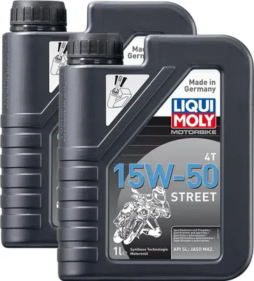 Produktbild von Liqui Moly Motoröl Motorbike 4T 2555 15W-50 2 l kompatibel mit Motorrad