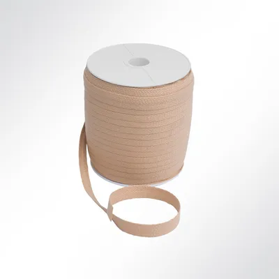 Produktbild von Lysel® Acryl Einfassband für Taschen Sonnensegel (B) 25mm in braunbeige VE 19m