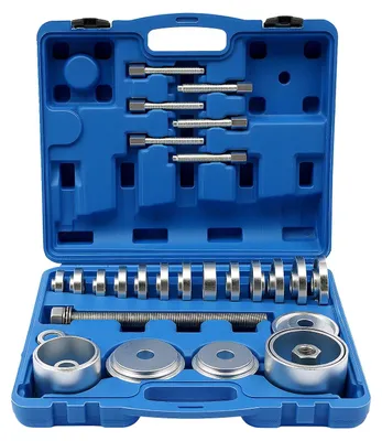 Imagen del producto de Juego de herramientas para la instalación de rodamientos, 31 piezas, acero al carbono duradero, color azul