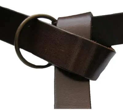 Produktbild von Ringgürtel aus robustem Leder Braun 190 cm