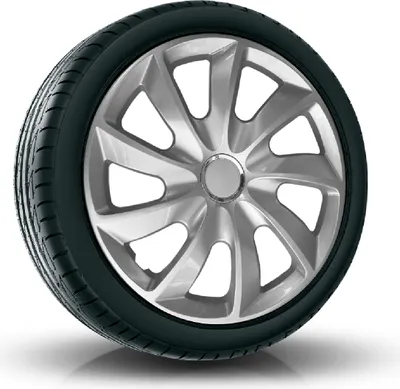 Produktbild von Radkappen Radzierblenden (4Stück) 14 Zoll silber STIG Z458841