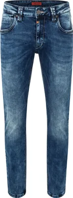 Produktbild von Timezone Stretch Denim Jeans Hose Stone Wash Slim Freizeithose Größe: 31W / 34L