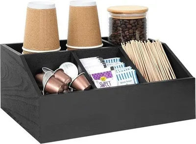 Produktbild von Famanu Kaffeestation Organizer - Elegantes Design für Büro und Küche