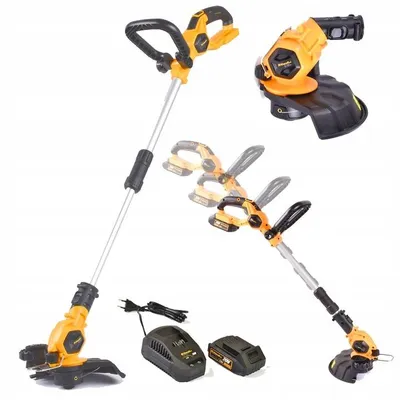 Zdjęcie produktu dla Podkaszarka akumulatorowa Riwall RALT 2320 Set 20V bateria 2Ah ladowarka