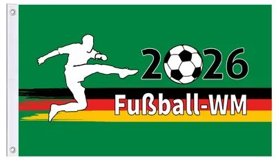 Produktbild von Flagge 90 x 150 cm WM 2026