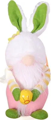 Produktbild von Maskottchen Osterhase Plüsch Zwerg Dekoration 25cm