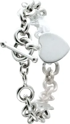 Produktbild von Gravur Silberarmband Kette Herzanhänger Tiffany Miller Silber 925 19