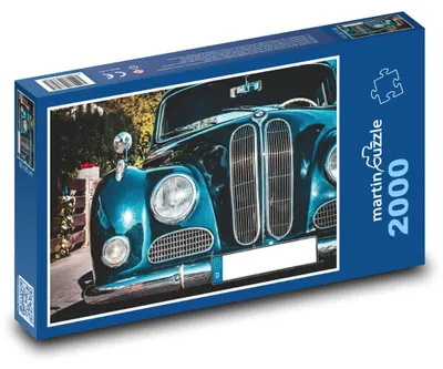 Obrázok produktu pre Puzzle 2000 Historické auto v modrej - martinpuzzle