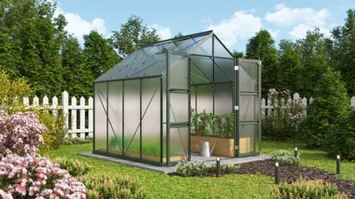 Produktbild von Vitavia Gewächshaus "Domus 6700" smaragd 6,7 m² 4 mm HKP