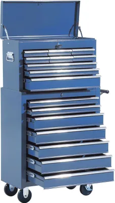 Immagine prodotto di Carrello porta attrezzi B20-003BU, mobile, mobile, officina, blu, 61,5 x 33 x 113 cm