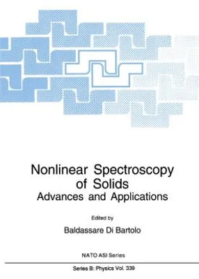 Produktbild von Nonlinear Spectroscopy of Solids