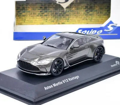 Produktbild von Solido 421437760 Aston Martin V12 Vantage 2023 grau metallic 1:43