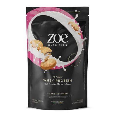 Produktbild von zoe Whey Protein, 454 g - Cookies N'Dream