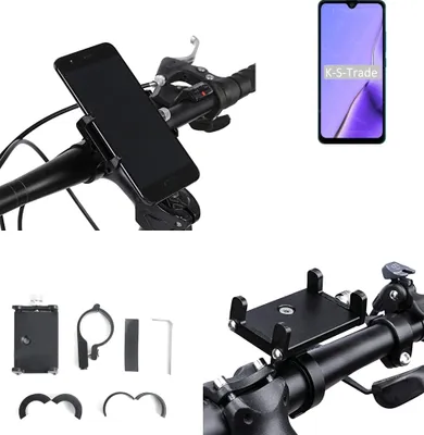 Produktbild von K-S-Trade Handyhalterung für das Fahrrad kompatibel mit Cubot Note 7 Halter Lenkstange Fahrradhalterung Motorrad Bike Mount Befestigung Smartphone