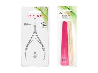 Obrázek produktu pro Zansot Kleštičky na nehtovou kůžičku + pilník na nehty 8 ks