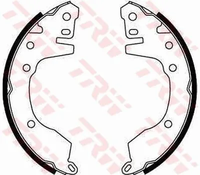 Produktbild von TRW Bremsbackensatz Trommelbremse Hinten für MITSUBISHI SPACE WAGON (D0V/W) 228mm GS8517