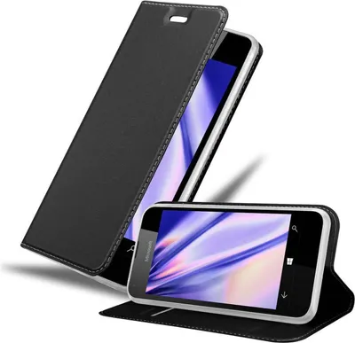 Obrázek produktu pro Pouzdro na mobilní telefon Cadorabo pro Nokia Lumia 550 Protective Case in Black Cover Case Booklet