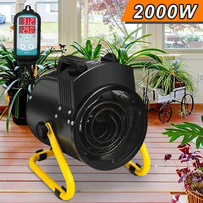 Immagine prodotto di TolleTour riscaldatore per serre 2000W con regolatore di temperatura per capannoni per piante e capannoni da giardino