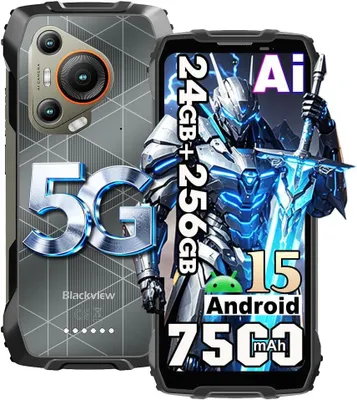 Produktbild von Blackview BL7000  Outdoor Smartphone–24+256GB, Dimensity 6030,3 Karten-Slot,6,78", 7500mAh, 120 Hz, 5G, 50 MP Kamera,Face ID/GPS/NFC/OTG,Android 15
