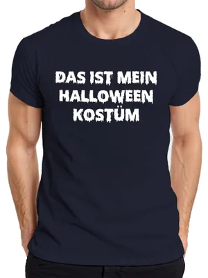 Zdjęcie produktu dla To jest mój kostium na Halloween Śmieszne powiedzenie Przebranie Straszny Koszulka męska, Granatowy, XL