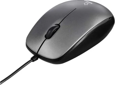 Produktbild von Renkforce RF-5805910 Maus Kabelgebunden Optisch Grau 3 Tasten 1000 dpi Integriertes Scrollrad