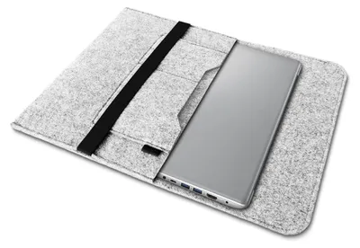 Produktbild von Filz Tasche Lenovo Yoga C930 900 S 910 510 520 530 710 720 730 Hülle Case CoverFarben:Hell Grau