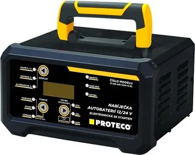 Obrázek produktu pro PROTECO nabíječka autobaterií 12/24V se startem, elektronická 51.08-AN-1224-S-EL