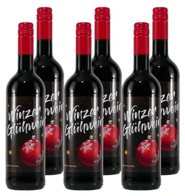 Produktbild von Hüttenglut Winzer-Glühwein (6 x 0,75L)