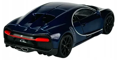 Produktbild von Bburago Bugatti Chiron Metallmodell Spielzeugauto Blau 1:32