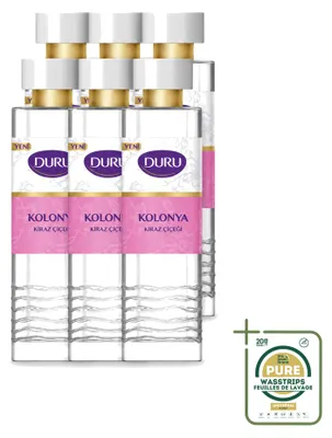 Obrázok produktu pre 6 kusov dezinfekčného prostriedku na ruky Duru Eau de Cologne Kersenbloesem, objem 400 ml - balenie