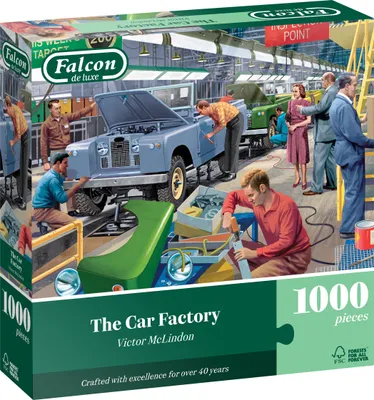 Produktbild von FALCON Puzzle Autowerkstatt 1000 dlks
