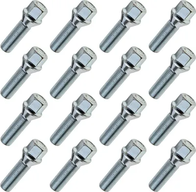 Produktbild von 16x Radschraube M14x1.5 , Gewindelänge: 60mm, Kegelbund, SW17
