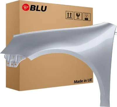 Zdjęcie produktu dla BLU Błotnik Premium pasujący do VW Volkswagen Golf V 5 Hatchback LA7W Lewy Srebrny ReflexSilber | 2003-2009 | Przedni Przód | Lakierowany | Gotowy do montażu | Ocynk