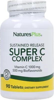 Produktbild von Natures Plus Super C Complex-90 Tabletten