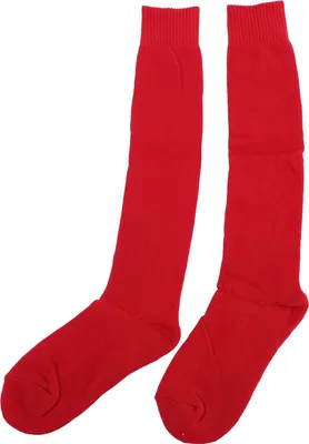 Productafbeelding van Zaunssocken, dikke, elastische katoen, ademend, comfortabel, sportief, kniebedekking, rood, maat XS